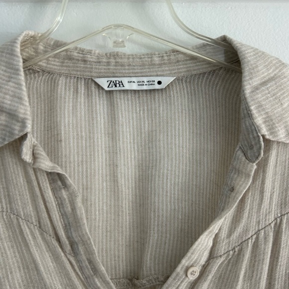 Zara tiered long sleeve blouse - Picture 4 of 6